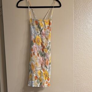 Dress Forum Floral Mini Dress with Spaghetti Straps NWT